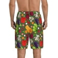 thumbnail image 3 of Naloa Begetable Men's Short Pajama Pants, Lounge Comfort Shorts with Elasticized Waistband and Side Pockets - X-Large, 3 of 9