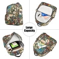 thumbnail image 5 of FORMRS Mini Backpack Purse for Women Quilted Travel Daypack Casual Shoulder Bag, Floral Garden, 5 of 7