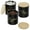 Black Bamboo Lid, variant on FUYGRCJ 3PCS White Metal Kitchen Canisters Set with Bamboo Lids, Airtight High Capacity, Coffee Tea Sugar Flour Jars, Large Storage Containers for Countertops, Coffee and Tea Storage, Farmhouse Decor