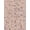 Pink, Pattern 5, variant on ODIKA Pink Interlocking Angular Labyrinth Motif Symmetrical Contemporary for Dorm Room, Small Living Apartment, Stain Resistant Low Profile