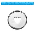 thumbnail image 4 of Uxcell 28mm Plastic Book Binding Discs Discbound Expansion Discs Plating Heart Binder Rings, Dark Silver 22 Pack, 4 of 6