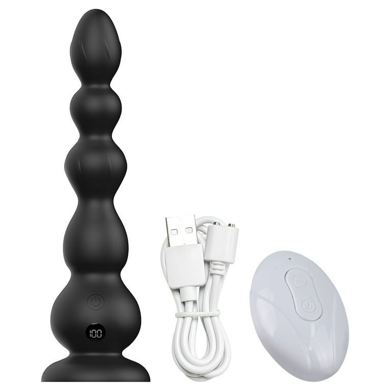 Xbonp Anal Vibrator Prostate Massager Butt Plug, Anal Beads with 10  Vibrating, LED Display Vibrators - Walmart.com