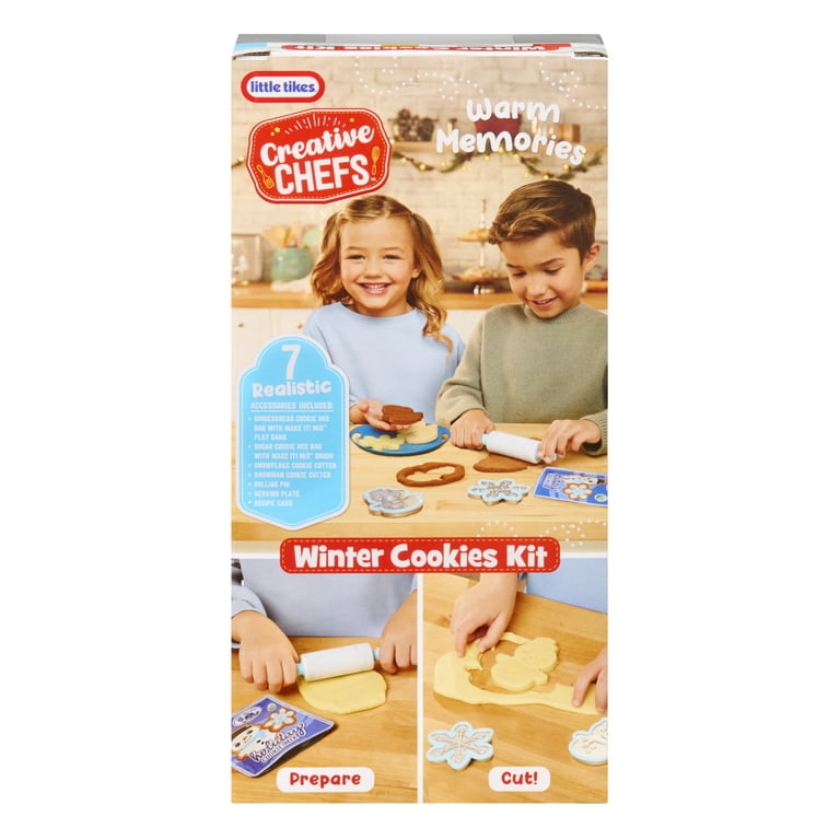 Little Tikes Creative Chefs Holiday Cookies Kit, with Make-It Mix
