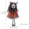 thumbnail image 4 of CSChome Charm Ghost Decoration with Bells: Soft Mini Ghost Face Stuffed Hanging Ornament for Horror Festival, 4 of 7