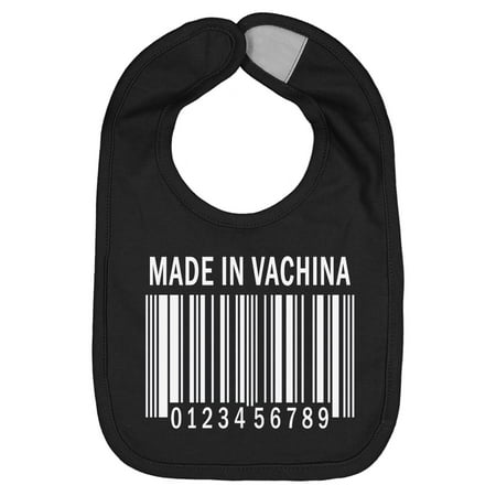 Handmade Cute Funny Baby Boy Girl Bibs - Screen Pressed Infant Made In Va China Black (Best Chinese Baby Gender Predictor)