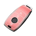 thumbnail image 1 of Leather Car Key Cover Case Holder for Mercedes A C E S G Class GLC CLE CLA, 1 of 4
