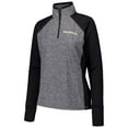 thumbnail image 2 of Women's Black/Heather Gray Washington Huskies Finalist Raglan Quarter-Zip Jacket, 2 of 3