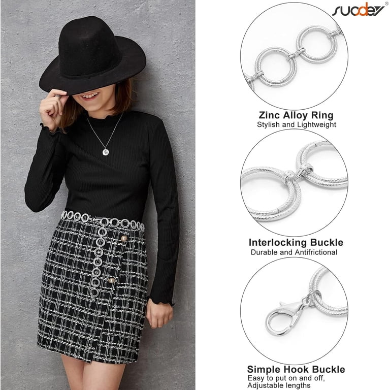 Adjustable chain belt ❣️❣️❣️❣️ Kids Metal Waist Chain Belt, Shiny Adjustable Chain Waist  main image 2