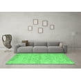 thumbnail image 3 of Ahgly Company Indoor Square Abstract Emerald Green Contemporary Area Rugs, 3' Square, 3 of 4