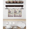 thumbnail image 3 of Purple Flowers Kitchen Dish Towels for Drying Dishes Set of 2, Weeping Spring Floral Bicycle Retro Art Waffle Weave Microfiber Hand Tea Bathroom Towels Quick Dry & Absorbent Towel 15.7x23.6, 3 of 7