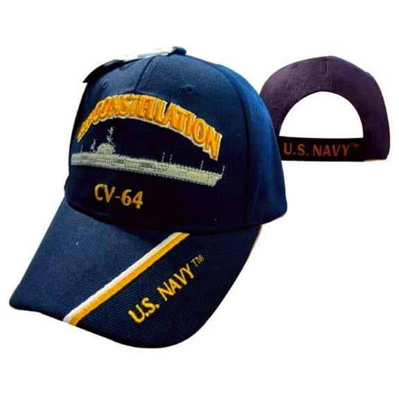 Navy CV-64 USS Constellation CV-64 Navy Blue Cap