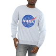 thumbnail image 3 of NASA Mens Classic Insignia Logo Distressed Sweatshirt, 3 of 5
