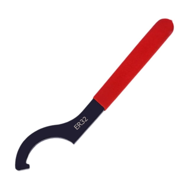 Llave de gancho en C perfecl premium con mango rojo antideslizante 210 mm