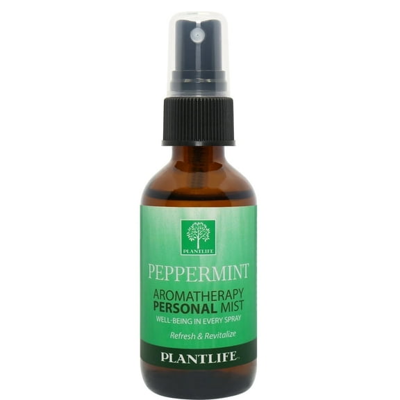 Plantlife Peppermint Mist Face and Body Spray - Straight From The Plant 100% Pure Therapeutic Grade - Take with You Everywhere - Made in California 2 oz