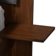 Baxton Studio Kalista Transitional Platform Bed, Queen, Walnut Brown