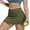 Army, variant on icyzone Athletic Tennis Skirts for Women with Pockets Shorts, Workout Running Golf Skorts