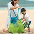 thumbnail image 5 of NANDIYNZHI Mesh Beach Bag Large Tote Backpack Outdoor Kids Toys Travel Towels Sand Away Beach Toys Nylon 5.91*5.91*0.79 Inch (Clearance)Textile Storage, 5 of 5