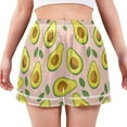 thumbnail image 7 of joogoo Women's Pajama Lounge Shorts Avocado on Pink Bottoms Sleep Short L, 7 of 7