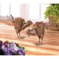 thumbnail image 2 of Home Decor Pecking Rooster Iron Planter, 2 of 2