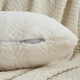 thumbnail image 3 of Unique Bargains Soft Plush Throw Pillow Covers Decorative White 18" x 18", 3 of 6