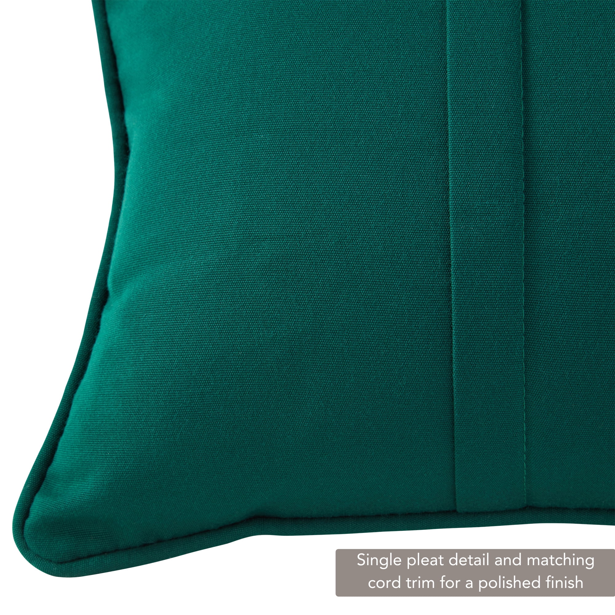 Sunbrella 21 x 14 in. Rectangle Outdoor Throw Pillow (2-Pack) - Canvas Forest