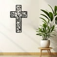 thumbnail image 5 of 10.43×15.7 Inches 1pc Cross Christian Home Decal Sticker, Premium Interior, Vinyl Decal Sticker for Laptop Phone Accessories, Car Window Decor, 5 of 6