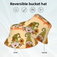 thumbnail image 2 of Bingfone Gnomes Happy Thanksgiving Bucket Hat for Men Women,Packable Reversible Printed Sun Hats,Fisherman Outdoor Travel Hiking Beach Caps, 2 of 7