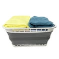 thumbnail image 4 of SAMMART 42L (11 Gallons) Collapsible Plastic Laundry Basket - Foldable Pop Up Storage Container/Organizer - Portable Washing Tub - Space Saving Hamper/Basket, 4 of 7