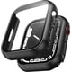 thumbnail image 2 of TAURI Paquete de 2 estuches rígidos diseñados para Apple Watch Series 9 (2023) Series 8/7 41 mm, [HD Clear] Protector de pantalla de vidrio templado 9H incorporado, [Protección completa] Cubierta delg, 2 of 4