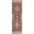 thumbnail image 2 of Addison Rugs Mayfield Premium Machine Washable Traditional Border Burgundy Runner Rug, 2'3" x 7'6", 2 of 6