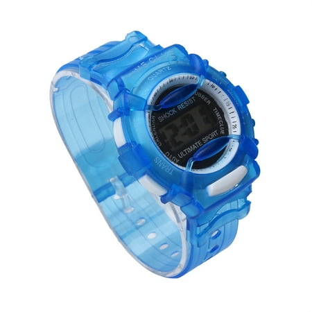 - iLH Mallroom Boys Girls Children Students Waterproof Digital Wrist Sport Watch Blue