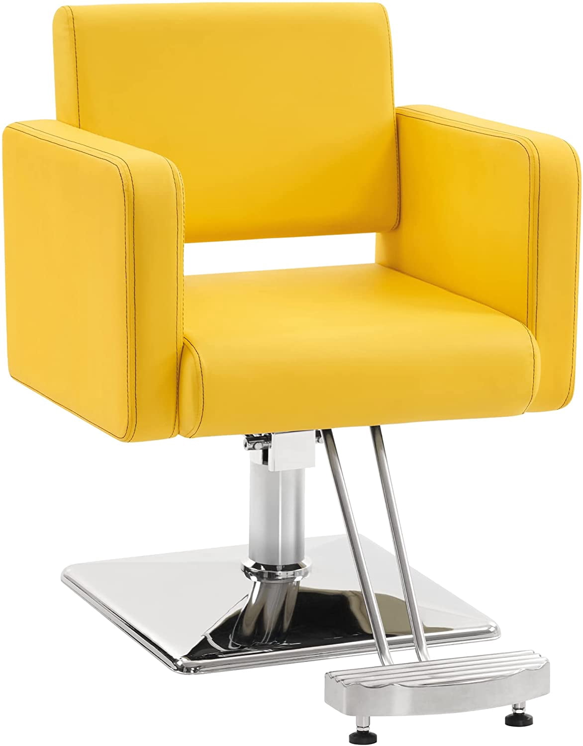 BarberPub Classic Styling Salon Chair for Hair Stylist, with Hydraulic