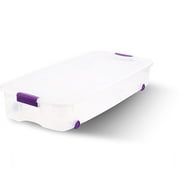 Sterilite Wheeled Underbed Box, Set of 4