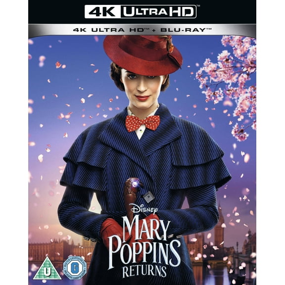 Mary Poppins Returns (4K Ultra HD) Meryl Streep Lin-Manuel Miranda Pixie Davies Nathanael Saleh