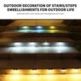 thumbnail image 5 of Dopebox Clearance Home Gadgets Outdoor Solar Railing Lights Stair Lights Fence Fence Steps Lights Villa Courtyard Seven Son Lights, Garden Decoration (A), 5 of 8