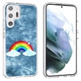 thumbnail image 1 of TalkingCase Slim Phone Case Compatible for Samsung Galaxy S23 Ultra 2023, Rainbow Cloud Print, Lightweight, Flexible, USA, 1 of 7