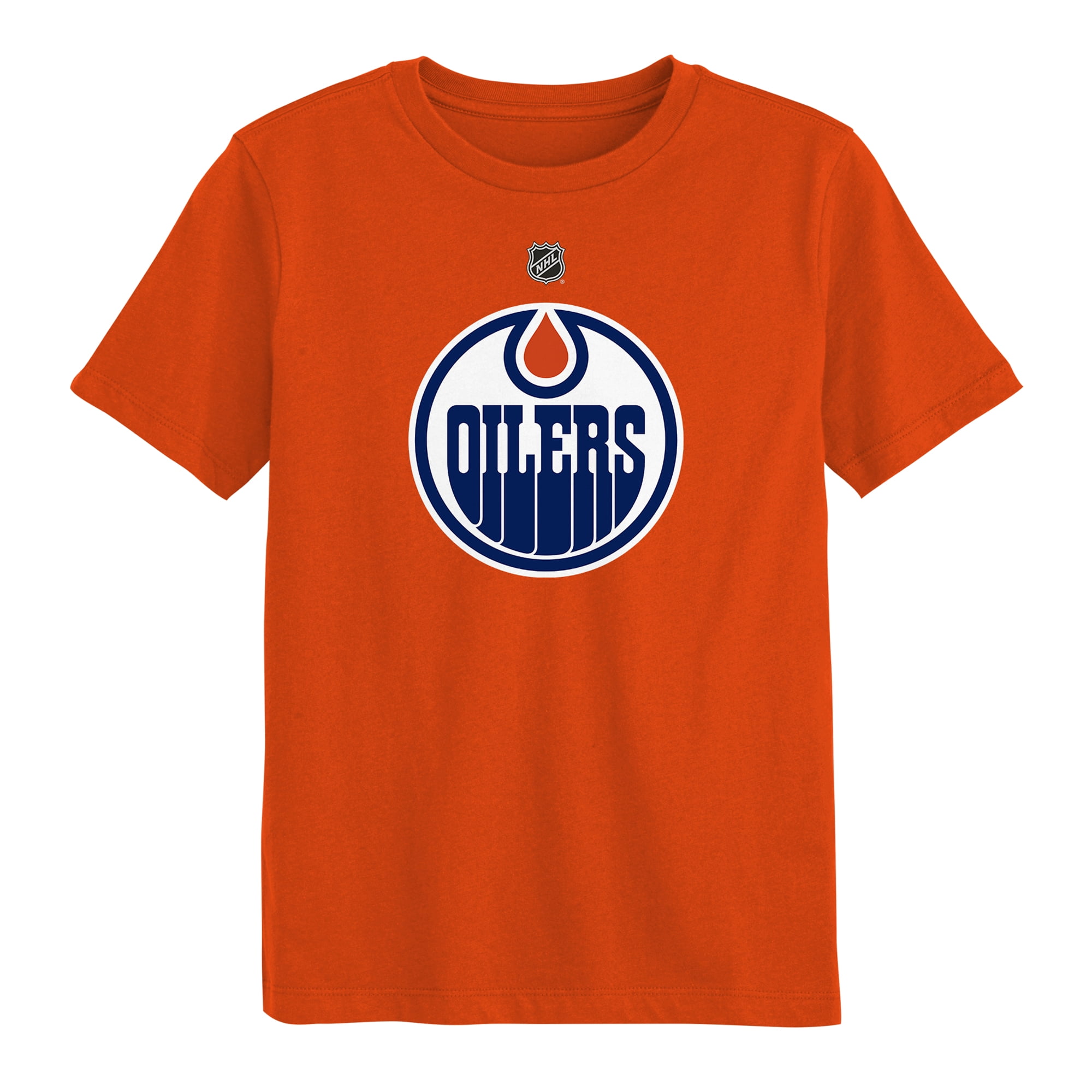 Preschool Outerstuff Orange Edmonton Oilers Primary Logo T-Shirt