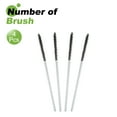 thumbnail image 3 of 4pcs Pipe Cleaners Brush Set 0.2 Inch Stainless Steel Bristles Cleaning Brush with Ergonomic Handle for Bottles Straws Pipes Keyboards Tubes, Silver, 3 of 7