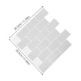 thumbnail image 2 of Raindrops 10 Sheets Bathroom Tile Stickers Waterproof Grey Wall Stickers For Kitchen Renovation, 2 of 7