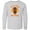 AC-Heather Grey, variant on Inktastic Thanksgiving Dinner Holiday Turkey Long Sleeve Youth T-Shirt