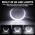 thumbnail image 4 of Lupa de Mano Grande de 4,33 Pulgadas con Luz, 20 LED de Luz Diurna, Carga 30X-60X, con Luz., 4 of 5