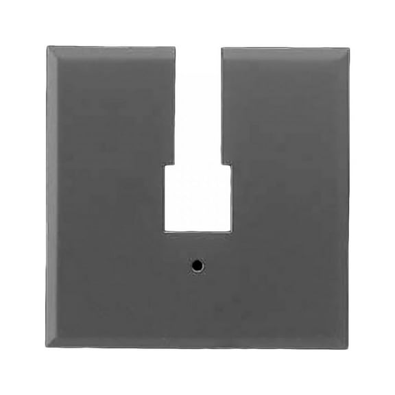 Black Brass Track Lighting Canopy 4.5" Square Renovators Supply