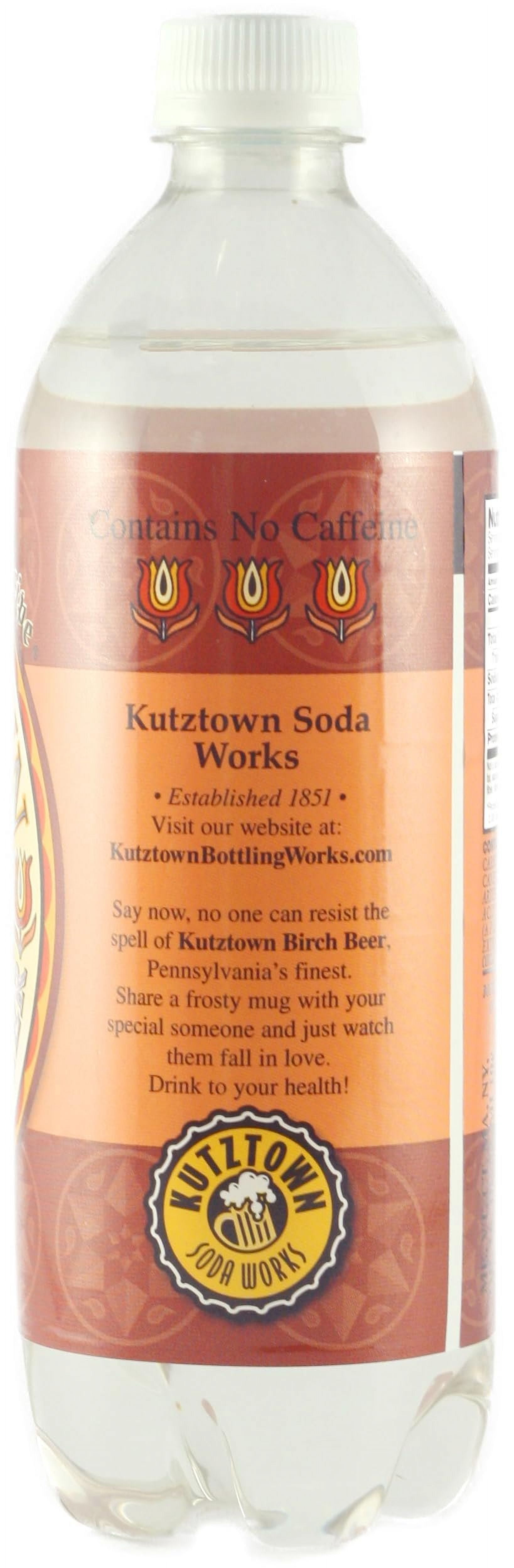 AmishTastes White Birch Beer, Kutztown "Nix Besser" PA Dutch Style, 24 Oz. Case of 24