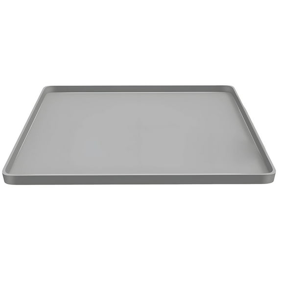 Mini Fridge Mat for Carpet, Refrigerator Carpet Protector, Water Resistant Silicone Mat, Scratch Proof, Non-Slip Silicone Pad for Home and Pet Use, Easy to Clean, 23.6" x 23.6"