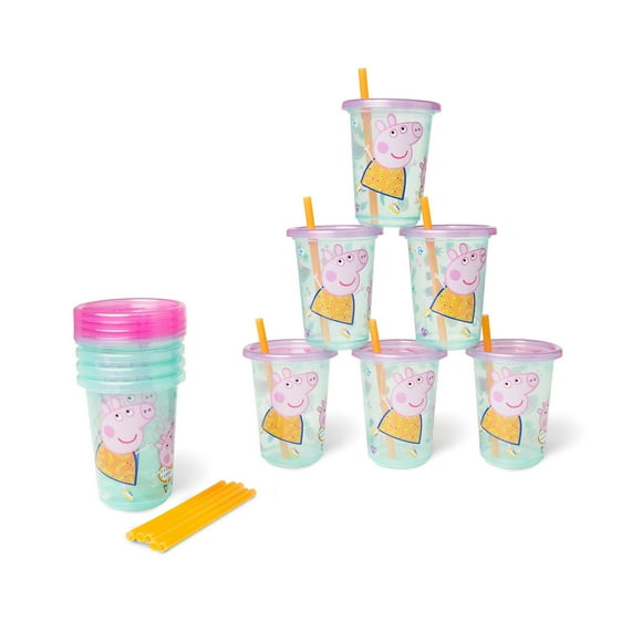 Vaso para beber The First Years Peppa Pig antigoteo 300 ml pack de 10