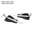 thumbnail image 4 of Unique Bargains 1 Set Universal Coffin Cut Large Motorcycle Handlebar Hand Guards Replacement Black Plastic, 4 of 7