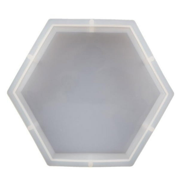 Molde de silicona DIY hexagonal para resina de cristal