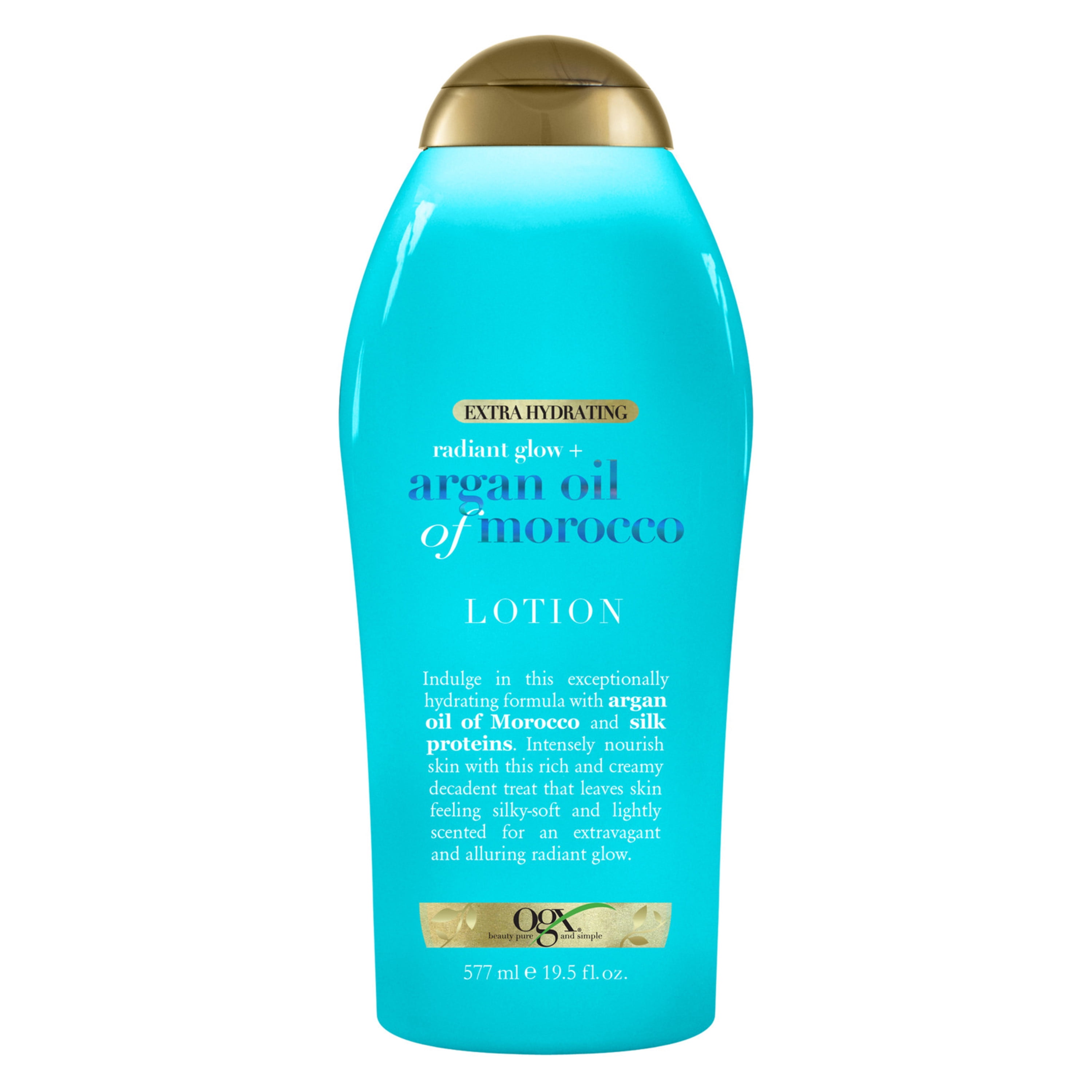 OGX Radiant Glow + Argan Oil of Morocco Extra Hydrating Body Lotion for