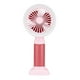 thumbnail image 2 of Compact USB Rechargeable Mini Handheld Fan with LED Light – Lightweight, Quiet, Portable for Home, Office, School, and Outdoor Use – Perfect Gift for, 2 of 3