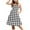 Black, variant on Annhoo Girls' Summer Tank Dresses Casual Plaid Sleeveless Round Neck Button with Pockets A-Line Dresses 2-12 Years